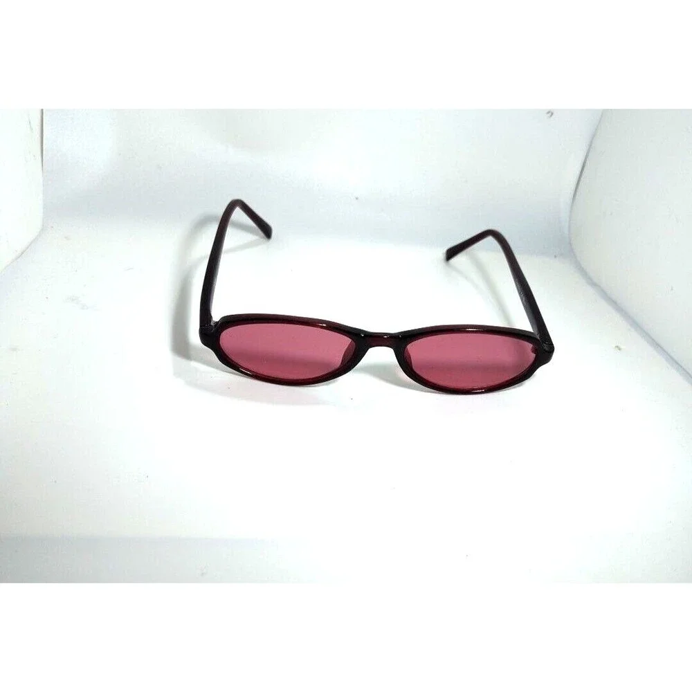 B-Bop Mens Sunglasses C167012 Oval Burgundy  Unisex 50-13-127  VGC